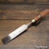 Vintage W. Marples & Sons Carpenter’s 1 ⁷⁄₁₆” Shallow Gouge Chisel - Sharpened Honed