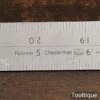 Vintage 2ft Rabone Chesterman No: B2 Imperial Contraction Ruler - Good Condition