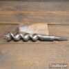 Vintage 1 ¼” Double Spur Screw Auger Bit For Brace - Good Condition