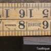 Vintage Rabone No: 1167 Boxwood & Brass 24” Folding Ruler - Good Condition