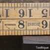 Vintage Rabone No: 1167 Boxwood & Brass 24” Folding Ruler - Good Condition