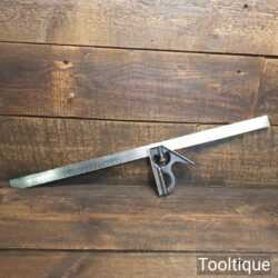 Vintage Moore & Wright No: CSRM 600 cast steel metric adjustable combination square