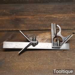 Vintage Brown & Sharpe Mfg Co. USA Cast Steel Combination Square & Centre Finder