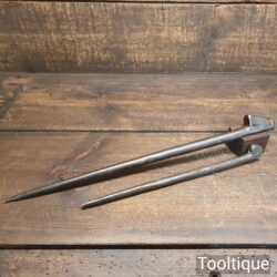 2 No: Carpenters Cast Steel Draw Bore Pins- Good Condition