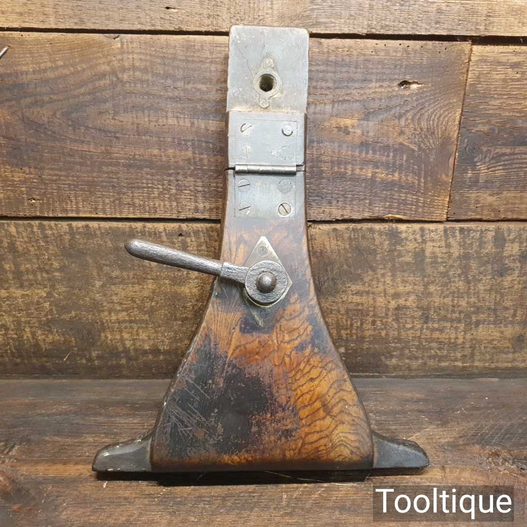 Antique Saw Sharpening Vice With Brass & Cast Iron Fittings Good Condition Tooltique