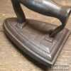 Antique J & J Siddons Wolverhampton Sad Iron No. 0 Convex Base - Good Condition