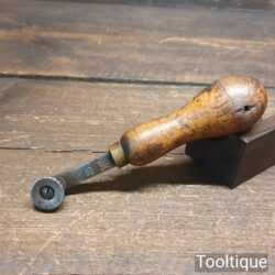 Vintage George Barnsley No: 10 Leatherworking Fudge Wheel - Good Condition