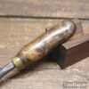 Vintage leatherworking safety welt knife beechwood handle - Good Condition