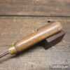 Vintage Leatherworking Embossing Tool Beechwood Handle - Good Condition