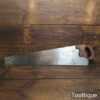 Vintage Unmarked English 26” Trade Rip Saw 5 TPI - Fully Refurbished Sharpened