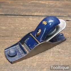 Vintage Record No: 0102 Block Plane - Fully Refurbished Ready To Use