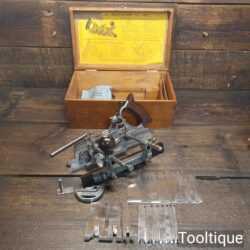 Vintage Boxed Record No: 405 Combination Plough Plane Complete - Fully Refurbished