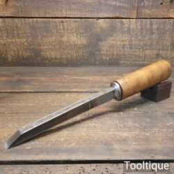 Vintage C. Nurse & Co Carpenter’s 1/2” Cast Steel Mortice Chisel - Fully Refurbished