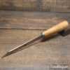 Vintage Carpenter’s 1/8” Cast Steel Mortice Chisel - Fully Refurbished