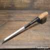 Vintage Marple’s Shamrock 3/8” Socketed Cast Steel Mortice Chisel - Fully Refurbished
