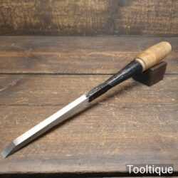 Vintage Marple’s Shamrock 3/8” Socketed Cast Steel Mortice Chisel - Fully Refurbished