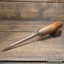 Vintage Mawhood Bros Carpenter’s 1/4” Cast Steel Mortice Chisel - Fully Refurbished