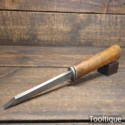 Antique 1839-1856 Fenton & Marsden 3/8” Cast Steel Mortice Chisel - Fully Refurbished
