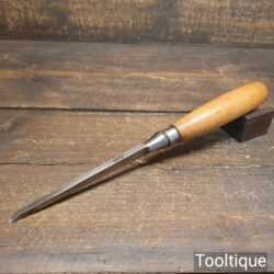 Vintage Carpenter’s 1/4” Cast Steel Sash Mortice Chisel - Fully Refurbished