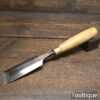 Vintage Carpenter’s 1 ½” Bevel Edge Chisel Boxwood Handle - Sharpened Honed