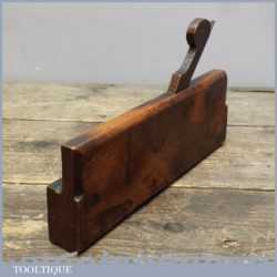 Antique 18th Century Quirk Ogee Moulding Plane By William Moss