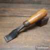 Unusual Vintage W. Marples 1 ⅛” Curved Palm Firmer Chisel - Sharpened Honed