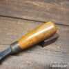 Unusual Vintage W. Marples 1 ⅛” Curved Palm Firmer Chisel - Sharpened Honed