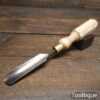 Vintage I. Sorby Carpenter’s 7/8” Gouge Chisel - Sharpened Honed