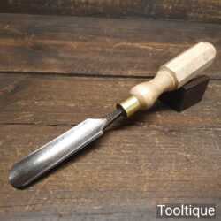 Vintage I. Sorby Carpenter’s 7/8” Gouge Chisel - Sharpened Honed