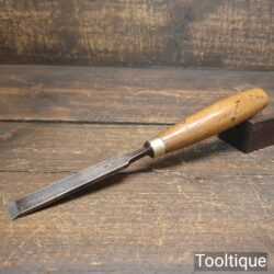 Vintage Carpenter’s 5/8” Firmer Chisel Boxwood Handle - Sharpened Honed