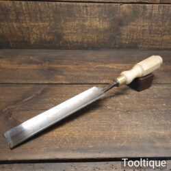 Vintage W. Marples Pattern Makers 1 ½” In-Cannel Firmer Gouge Paring Chisel - Sharpened Honed