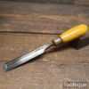 Antique G. H. Buck Carpenter’s 3/4” Bevel Edge Butt Chisel - Sharpened Honed