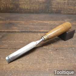 Vintage Buck & Hickman Toga 3/4” In-Cannel Gouge Chisel - Sharpened Honed