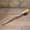 Vintage Thomas Wales Timber Framing 3/8” Heavy Duty Socketed Firmer Chisel