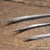 3 Vintage Saddlers or Upholstery Needles 6 + 5 + 4 ½” Long - Good Condition