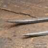2 Vintage J & JS Leatherworker’s Upholstery Needles 6” + 4 ¾” Long - Good Condition