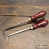 Vintage Woodturners Internal Angles Chisels Re-Handled Ready For Use