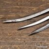 3 Vintage English Leatherworker’s or Upholstery Needles - Good Condition
