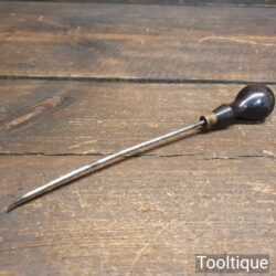 Vintage Leatherworker’s Awl With Rosewood Handle - Good Condition