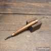 Vintage Leatherworking Embossing Tool Mahogany Handle - Good Condition