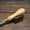 Vintage Saddler’s Leatherworking Screw Crease Creasing Iron - Good Condition