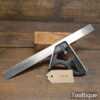 Vintage English Cast Steel Adjustable Combination Square - Fully Refurbished