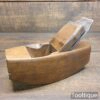 Antique King & Comp Carpenter’s 8” Beech Compass Plane - Ready To Use