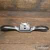 T23321 - Vintage Stanley England No: 151 adjustable flat soled metal spokeshave, fully refurbished ready for use and in good used condition