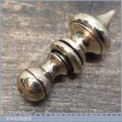 Unusual Shaped Vintage Brass Plumb Bob - Good Condition