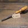 Vintage C. T. Johnson Carpenter’s 1/2” Firmer Chisel - Sharpened Honed
