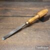 Vintage C. T. Johnson Carpenter’s 1/2” Firmer Chisel - Sharpened Honed
