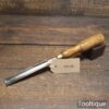 Vintage I. Sorby 5/8” In-Cannel Gouge Chisel Boxwood Handle - Sharpened Honed
