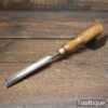 Vintage I. Sorby 5/8” In-Cannel Gouge Chisel Boxwood Handle - Sharpened Honed