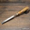 Vintage I. Sorby 5/8” In-Cannel Gouge Chisel Boxwood Handle - Sharpened Honed